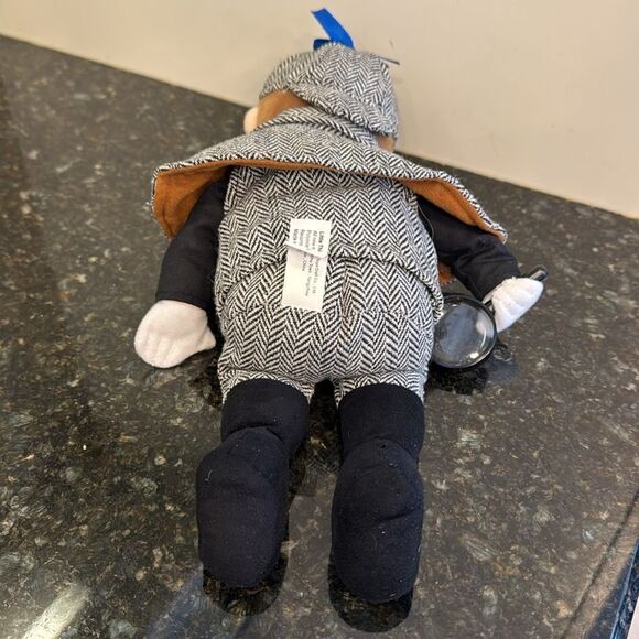 Sherlock Holmes "Little Thinker" 12 inch Plush Doll The Unemployed Philosophers - Picture 7 of 10